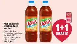 Delhaize Niet bruisende drank op basis van thee aanbieding