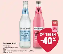 Delhaize Bruisende drank Fever Tree aanbieding