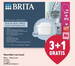 Delhaize Waterfilter voor karaf brita maxtra pro aanbieding