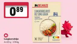 Delhaize Langkorrelrijst aanbieding