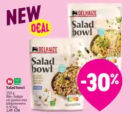 Delhaize Salad bowl aanbieding