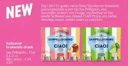Delhaize Italiaanse bruisende drank san pellegrino ciao aanbieding