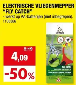 Hubo Elektrische vliegenmepper fly catch aanbieding
