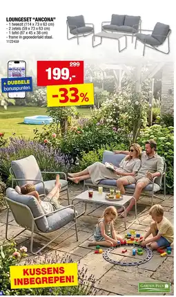 Hubo Loungeset ancona aanbieding