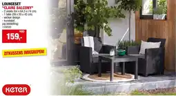 Hubo Loungeset claire balcony aanbieding