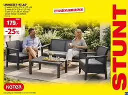 Hubo Loungeset atlas aanbieding
