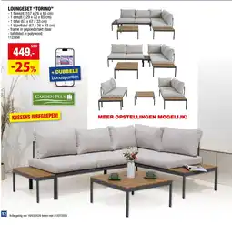 Hubo Loungeset torino aanbieding