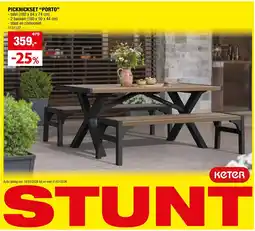Hubo Picknickset porto aanbieding