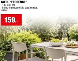 Hubo Tafel florence aanbieding