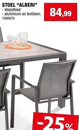 Hubo Stoel alberi aanbieding