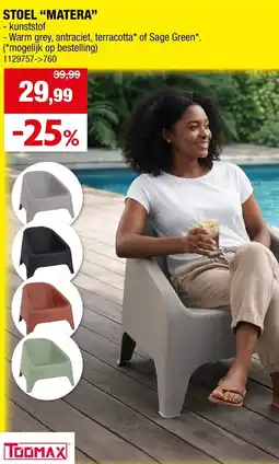 Hubo Stoel matera aanbieding