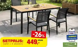 Hubo Tafel empoli en stoel lari aanbieding