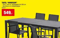 Hubo Tafel windsor aanbieding