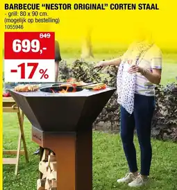 Hubo Barbecue nestor original corten staal aanbieding