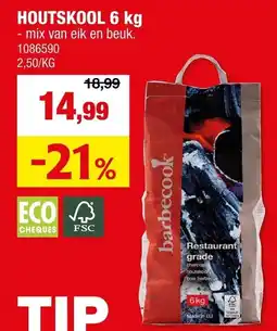 Hubo Houtskool aanbieding