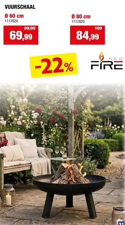 Hubo Vuurschaal aanbieding