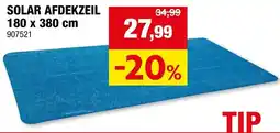 Hubo Solar afdekzeil aanbieding