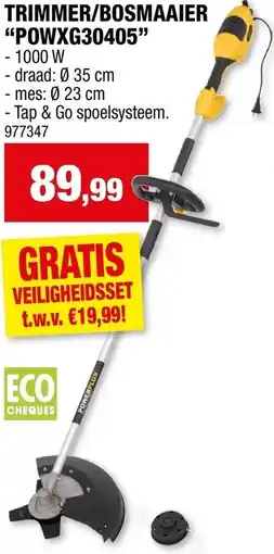 Hubo Trimmer/bosmaaier POWXG30405 aanbieding