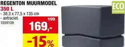 Hubo Regenton muurmodel aanbieding