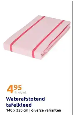 Action Waterafstotend tafelkleed aanbieding