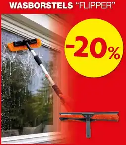 Hubo Wasborstels flipper aanbieding