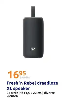 Action Fresh 'n Rebel draadloze XL speaker aanbieding