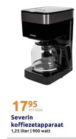 Action Severin koffiezetapparaat aanbieding