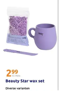 Action Beauty Star wax set aanbieding