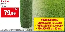 Hubo Kunstgras aanbieding