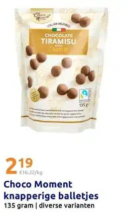 Action Choco Moment knapperige balletjes aanbieding
