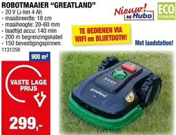 Hubo Robotmaaier greatland aanbieding