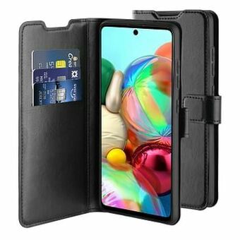 AUVA BeHello Samsung Galaxy A72 Gel Wallet Case Zwart aanbieding