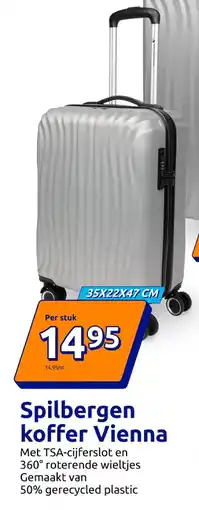 Action Spilbergen koffer Vienna 35X22X47 CM aanbieding