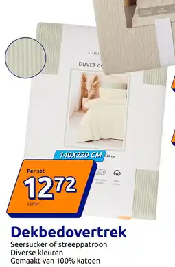 Action Dekbedovertrek 140X220 CM aanbieding