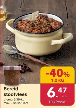 Bon Ap Bereid stoofvlees aanbieding