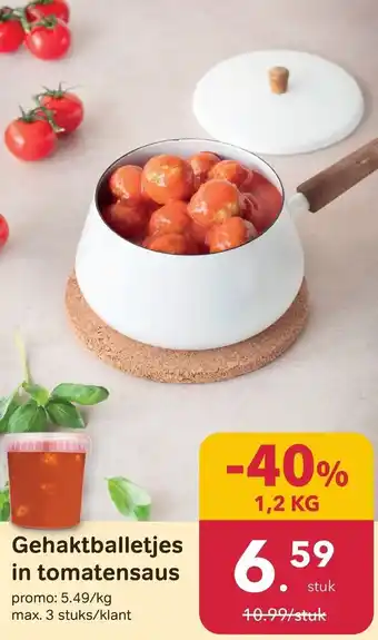 Bon Ap Gehaktballetjes in tomatensaus aanbieding