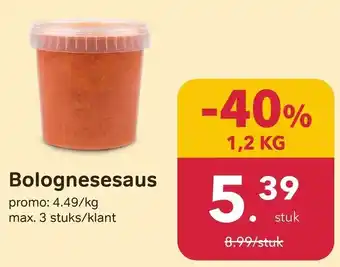 Bon Ap Bolognesesaus aanbieding