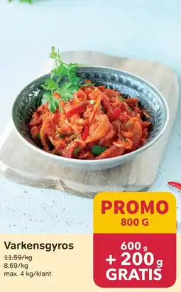 Bon Ap Varkensgyros aanbieding