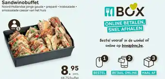 Bon Ap Sandwinobuffet aanbieding