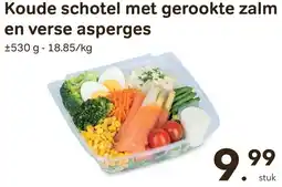 Bon Ap Koude schotel met gerookte zalm en verse asperges aanbieding
