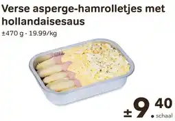 Bon Ap Verse asperge-hamrolletjes met hollandaisesaus aanbieding