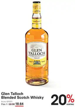 Sligro Glen Talloch Blended Scotch Whisky aanbieding