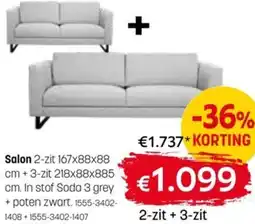 BE-Okay Salon 2-zit + 3-zit aanbieding