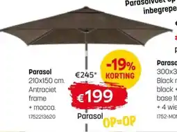 BE-Okay Parasol aanbieding