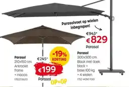 BE-Okay Parasol aanbieding