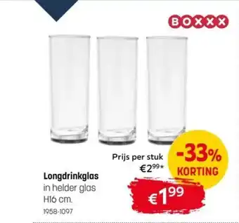 BE-Okay Longdrinkglas aanbieding