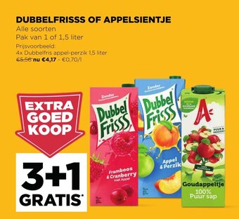 Jumbo Dubbelfrisss of appelsientje aanbieding