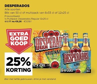 Jumbo Desperados aanbieding