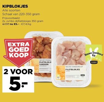 Jumbo Kipblokjes aanbieding