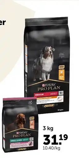 AVEVE Pro Plan droog en nat honden- en kattenvoer 3 kg aanbieding
